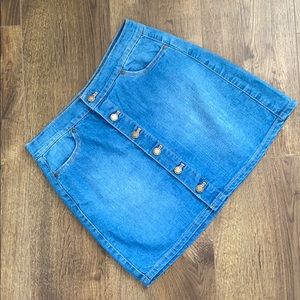 Denim Mini Skirt